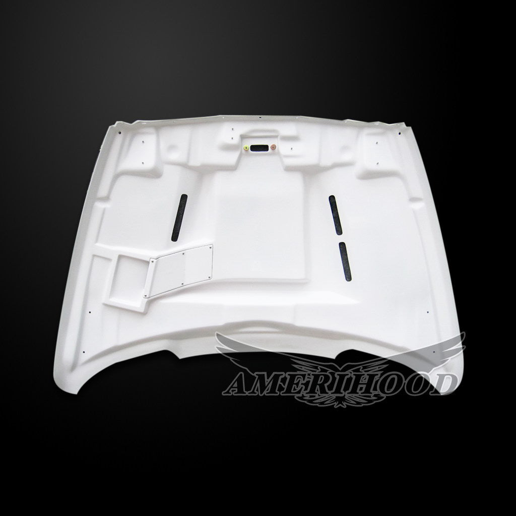 Dodge Ram 2500 2003-2009 Type-SSK Style Functional Heat Extractor Vented Hood